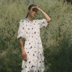 Jeana Sohn flower dress size small